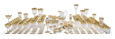 A ST. LOUIS 'THISTLE' PATTERN CUT-GLASS PART TABLE-SERVICE