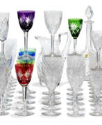 Cristallerie St. Louis. A ST. LOUIS 'CHANTILLY' PATTERN CUT-GLASS PART TABLE-SERVICE