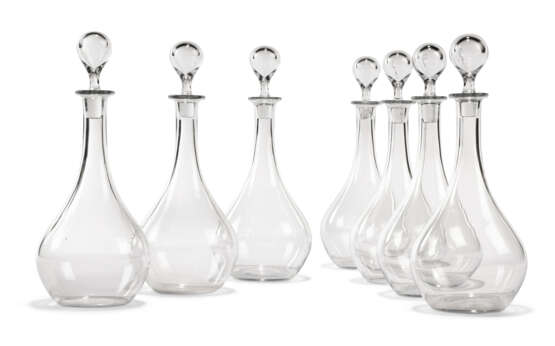 Baccarat Glasshouse. SEVEN BACCARAT GLASS DECANTERS AND STOPPERS - фото 1