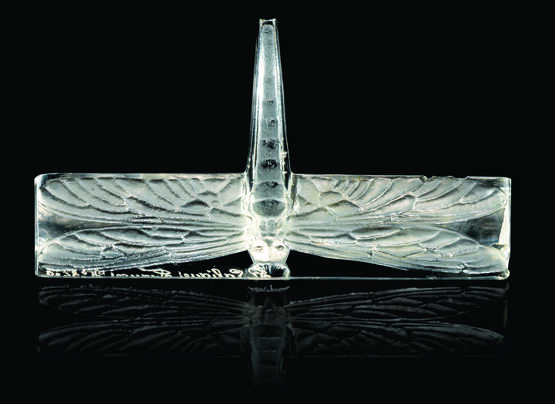 Lalique, Rene. EIGHT RENÉ LALIQUE GLASS 'LIBELLULE' KNIFE RESTS - фото 4