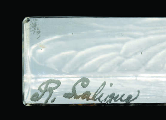 Lalique, Rene. EIGHT RENÉ LALIQUE GLASS 'LIBELLULE' KNIFE RESTS - photo 6