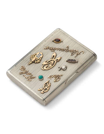 SILVER, GOLD, ENAMEL AND MULTI-GEM CIGARETTE CASEMAKER'S MARK CYRILLIC 'ARS', MOSCOW 1899-1908 - photo 1
