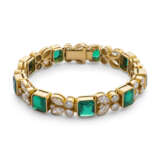 EMERALD AND DIAMOND BRACELET - фото 3