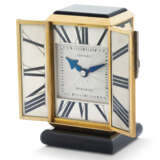 Cartier. ART DECO GOLD, ONYX AND DIAMOND MINIATURE TABLE CLOCK, CARTIER - Foto 1