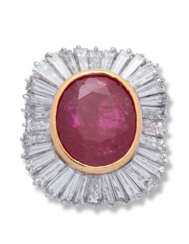 RUBY AND DIAMOND RING