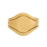 Cartier. NO RESERVE - CARTIER GOLD SIGNET RING - photo 2