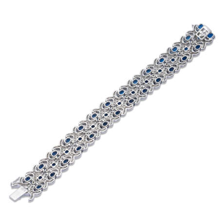 Bolin. SAPPHIRE AND DIAMOND NECKLACE, BRACELET AND EARRING SUITE - фото 7