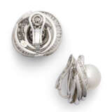 Adler. ADLER COLOURED CULTURED PEARL, CULTURED PEARL AND DIAMOND EARRINGS - фото 2