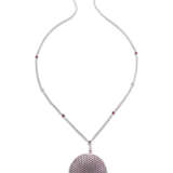 Graff. GRAFF RUBY AND DIAMOND PENDENT NECKLACE - photo 2