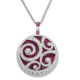 Graff. GRAFF RUBY AND DIAMOND PENDENT NECKLACE - фото 3
