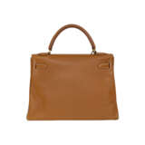 HERMÈS. A GOLD GULLIVER LEATHER RETOURNÉ KELLY 32 WITH GOLD HARDWARE - фото 3
