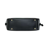 HERMÈS. A BLACK CALF BOX LEATHER PLUME 28 WITH GOLD HARDWARE - фото 4