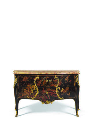 Criaerd, Mathieu. A LOUIS XV ORMOLU-MOUNTED CHINESE POLYCHROME LACQUER COMMODE - фото 2