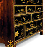 A REGENCE ORMOLU-MOUNTED AMARANTH AND CHINESE LACQUER COMMODE - фото 3