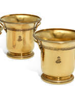 Martin-Guillaume Biennais. A SET OF FOUR FRENCH EMPIRE SILVER-GILT WINE COOLERS FROM THE PAVLOVITCH SERVICE
