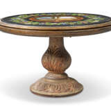 AN ITALIAN MICROMOSAIC TABLE TOP, DEPICTING VIEWS OF ROME BY NIGHT AND DAY - Foto 3