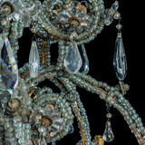 A NORTH ITALIAN GILT-METAL MOULDED AND CUT-GLASS TWELVE-LIGHT CHANDELIER - фото 3