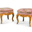 A PAIR OF LOUIS XV GILTWOOD TABOURETS - Prix ​​des enchères