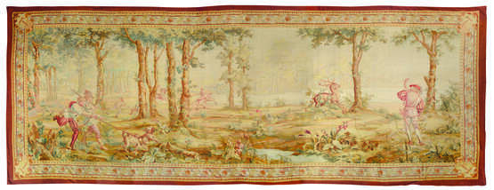 A LARGE NAPOLEON III AUBUSSON PICTORIAL TAPESTRY - Foto 1