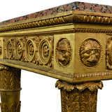 AN ITALIAN NEOCLASSICAL GILTWOOD CONSOLE TABLE - Foto 4