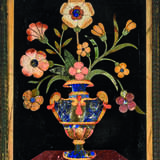 AN ITALIAN PIETRA DURA PANEL OF A FLOWERING VASE - Foto 1