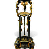 Barbedienne Foundry. A FRENCH `JAPONISM` GILT AND PATINATED-BRONZE GUERIDON - photo 1