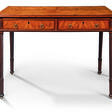 A GEORGE III YEWWOOD AND MAHOGANY WRITING-TABLE - Auction archive