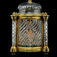 A LARGE FRENCH ORMOLU AND CUT AND MOULDED GLASS LIQUEUR CASKET - Auction archive