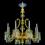 A FRENCH ORMOLU AND CUT-CRYSTAL GLASS TWELVE-LIGHT CHANDELIER - photo 2