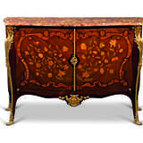 Durand, Gervais. A FRENCH ORMOLU-MOUNTED KINGWOOD, AMARANTH, TULIPWOOD, SATINWOOD MARQUETRY COMMODE - фото 1