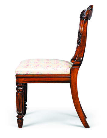A SET OF TWELVE WILLIAM IV BRAZILIAN ROSEWOOD DINING-CHAIRS - photo 2