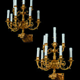 A SET OF FOUR FRENCH ORMOLU EIGHT-LIGHT WALL-APPLIQUES - Foto 4