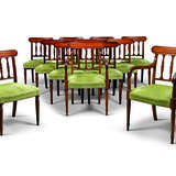 AN ASSEMBLED SET OF TWELVE REGENCY MAHOGANY DINING-CHAIRS - photo 1