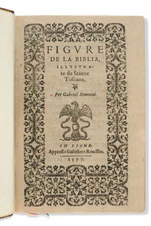 BIBLES ITALIENNES ILLUSTRÉES - Gabriello SIMEONI (1509-1756) - фото 1