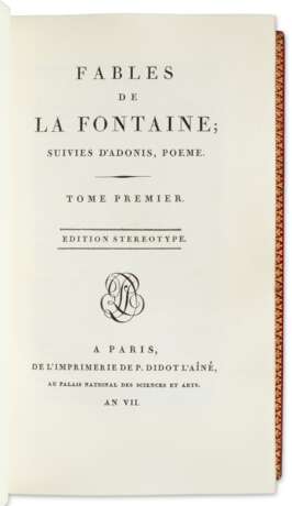 La Fontaine, Jean de. LA FONTAINE, Jean de (1621-1695) - Foto 1