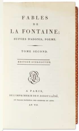 La Fontaine, Jean de. LA FONTAINE, Jean de (1621-1695) - photo 2