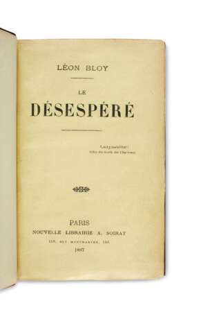 Bloy, Leon. BLOY, Léon (1846-1917) - Foto 1