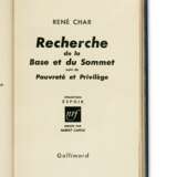 Char, Rene. CHAR, René(1907-1988) - Foto 2