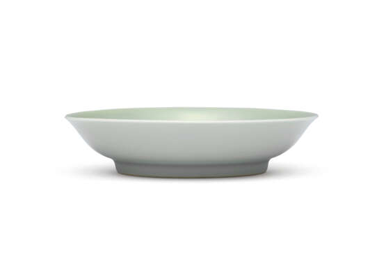 A FINE CELADON-GLAZED DISH - photo 1