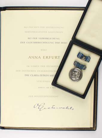 Clara-Zetkin-Medaille, - photo 2