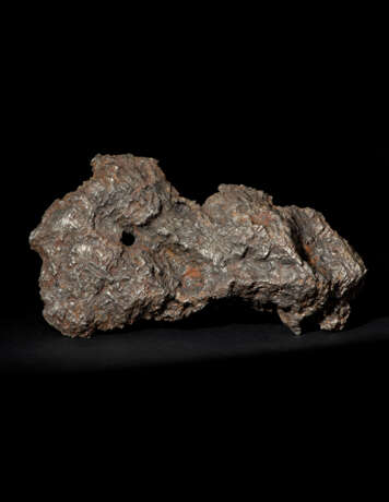 A LARGE MUONIONALUSTA METEORITE END PIECE — SHIMMERING CRYSTALLINE STRUCTURE IN A METEORITE THAT FELL 1 MILLION YEARS AGO - photo 3