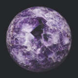 A FINE AMETHYST SPHERE WITH CRYSTAL CAVITY - photo 1