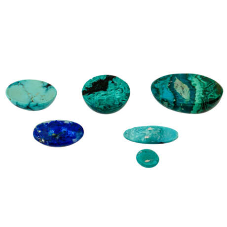 Konvolut grüne und blaue Steine - Foto 3