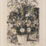 Marc Chagall. Marc Chagall (Vitebsk 1887 - Saint Paul De Vence 1985): Le Bouquet Blanc 1969 - photo 1