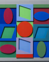 Victor Vasarely (Pecs 1906 - Parigi 1997): Turkiz - positif 1967