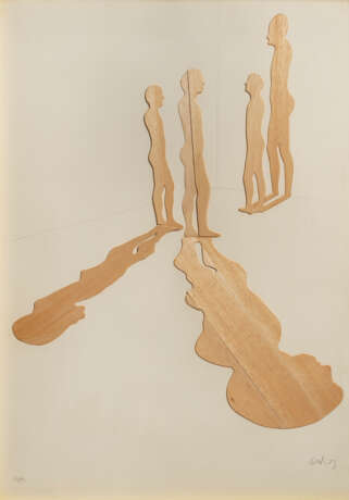 Mario Ceroli. Mario Ceroli (Castel Frentano 1938): Figure e ombre 1973 - photo 1