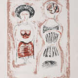 Massimo Campigli. Massimo Campigli (Berlino 1895 - St. Tropez 1971): Due donne" 1953 circa - фото 1