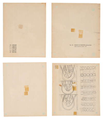 Fortunato Depero. Fortunato Depero (Malosco 1892 - Rovereto 1960): Studi per la Sala del Consiglio Provinciale di Trento 1952-55 - photo 2