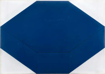 Rodolfo Aricò (Milano 1930 - 2002): Assonometria-scatola blu 1968