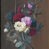 Bouquet mit Blüten, Vogelnest und Insekten. Jan Frans van Dael - photo 1